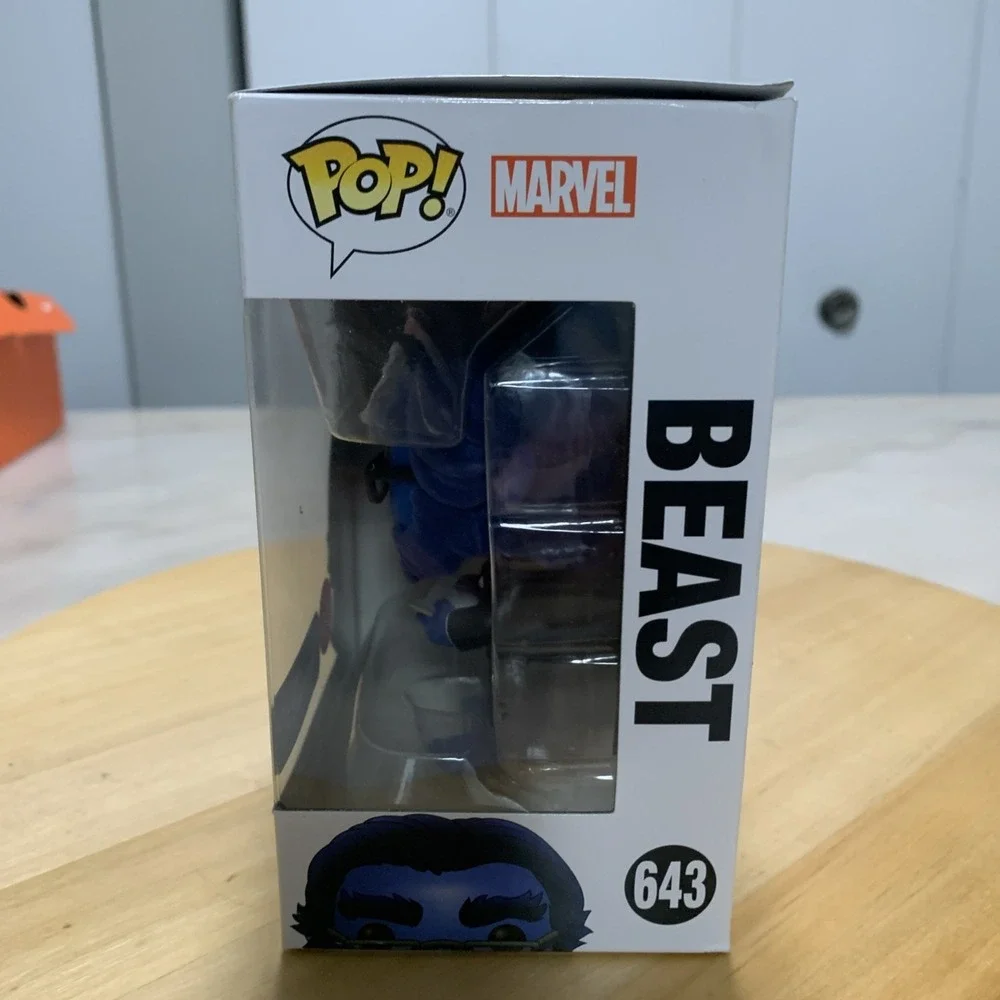 Funko Pop! Vinyl: Marvel - Beast (Flocked) - Walmart (Exclusive) #643